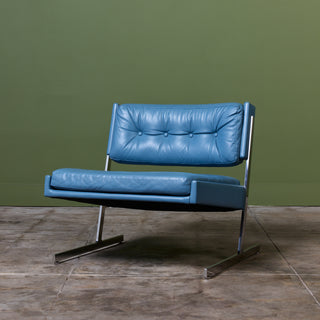 Harvey Probber Leather Lounge Chair