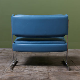 Harvey Probber Leather Lounge Chair