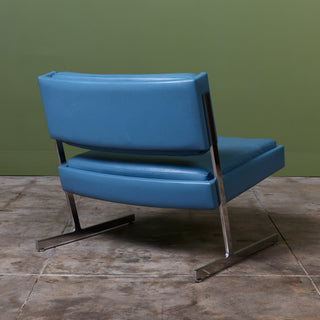 Harvey Probber Leather Lounge Chair