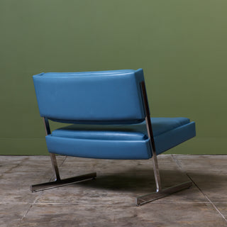 Harvey Probber Leather Lounge Chair