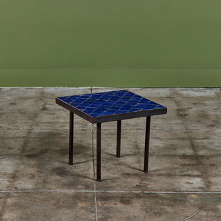 Square Mosaic Tile Side Table