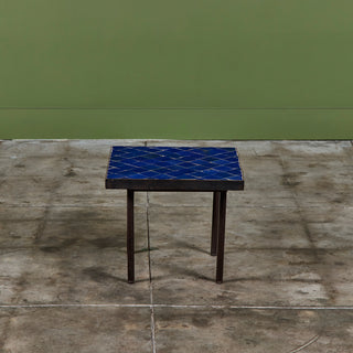 Square Mosaic Tile Side Table