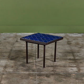 Square Mosaic Tile Side Table