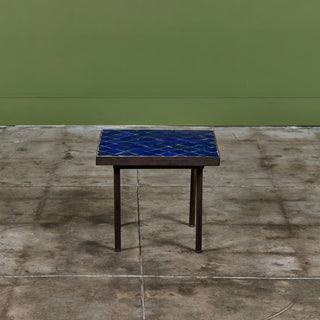 Square Mosaic Tile Side Table