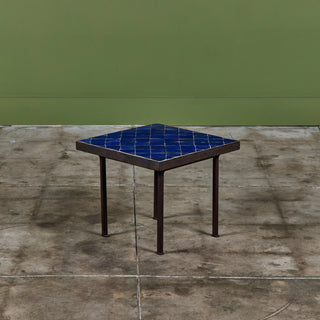 Square Mosaic Tile Side Table