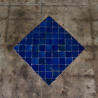 Square Mosaic Tile Side Table
