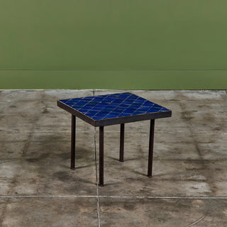 Square Mosaic Tile Side Table