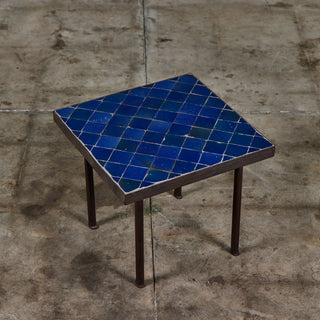 Square Mosaic Tile Side Table