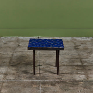 Square Mosaic Tile Side Table