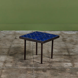 Square Mosaic Tile Side Table