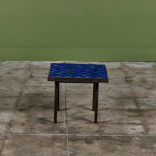 Square Mosaic Tile Side Table