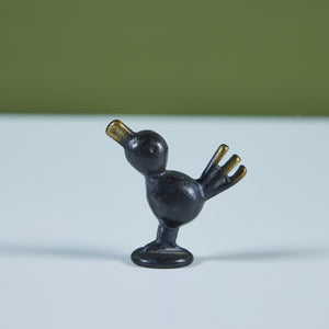 Petite Brass Animal Figurines by Walter Bosse