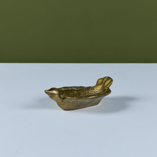 Solid Brass Bird Dish