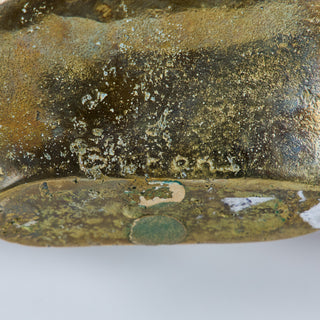 Solid Brass Bird Dish