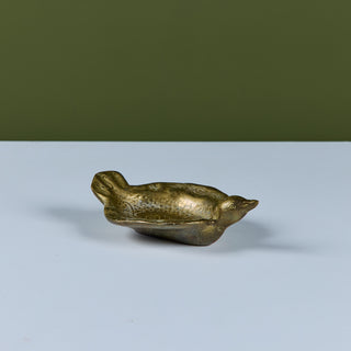 Solid Brass Bird Dish