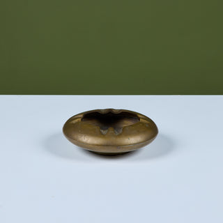 Chinese Brass Ashtray Bowl