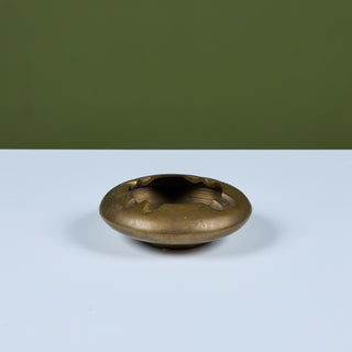 Chinese Brass Ashtray Bowl
