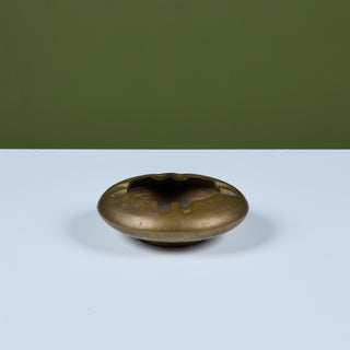 Chinese Brass Ashtray Bowl