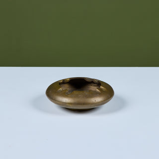 Chinese Brass Ashtray Bowl