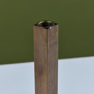 Pair of Petite Brass Candlesticks by Martha Sturdy