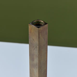 Pair of Petite Brass Candlesticks by Martha Sturdy