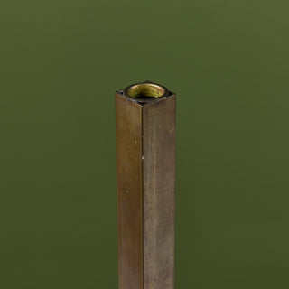 Pair of Tall Brass Candlesticks by Martha Sturdy