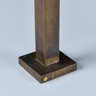 Pair of Tall Brass Candlesticks by Martha Sturdy