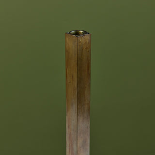 Pair of Tall Brass Candlesticks by Martha Sturdy