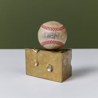 Brass Swiss Cheese Pen Holder