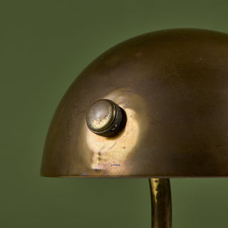 Brass Dome Shade Table Lamp