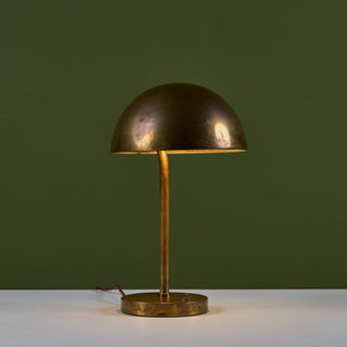 Brass Dome Shade Table Lamp