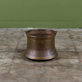 Copper Fireside Log Bucket
