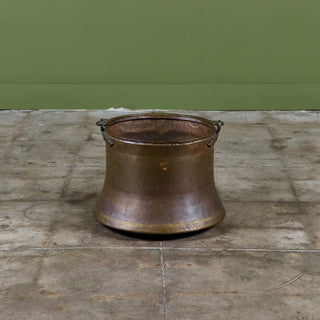 Copper Fireside Log Bucket