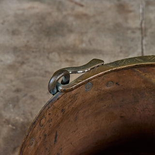 Copper Fireside Log Bucket