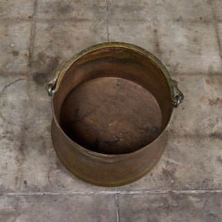 Copper Fireside Log Bucket