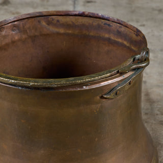 Copper Fireside Log Bucket