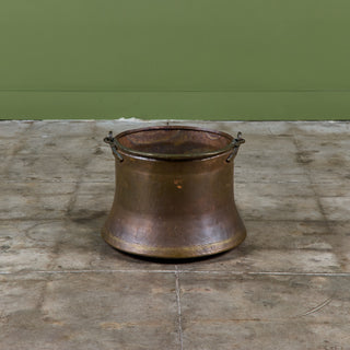 Copper Fireside Log Bucket