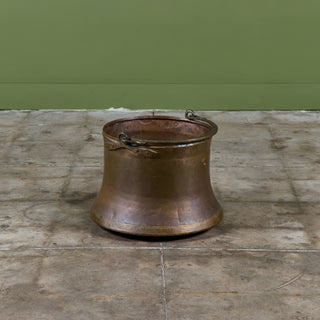 Copper Fireside Log Bucket
