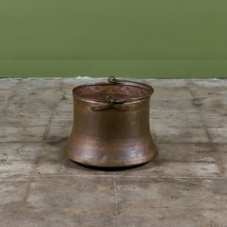Copper Fireside Log Bucket