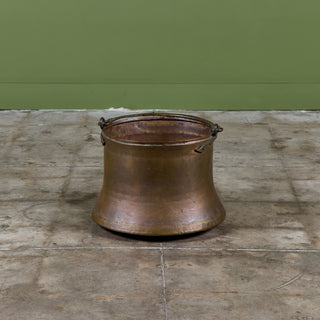 Copper Fireside Log Bucket