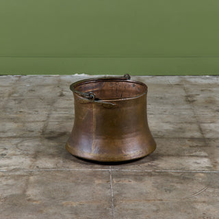 Copper Fireside Log Bucket