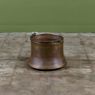 Copper Fireside Log Bucket