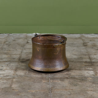 Copper Fireside Log Bucket