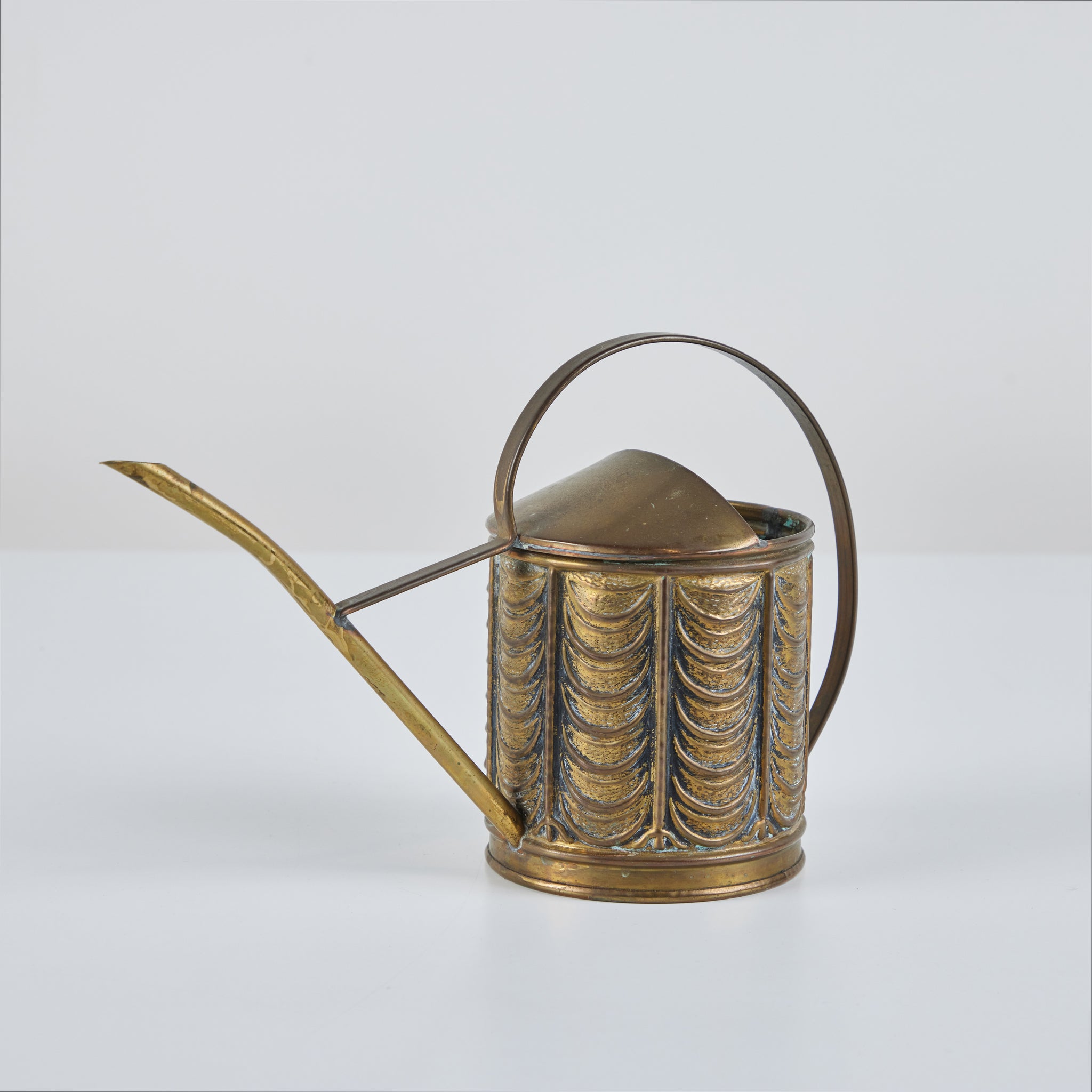 Brass Textured Watering Can by Peerage