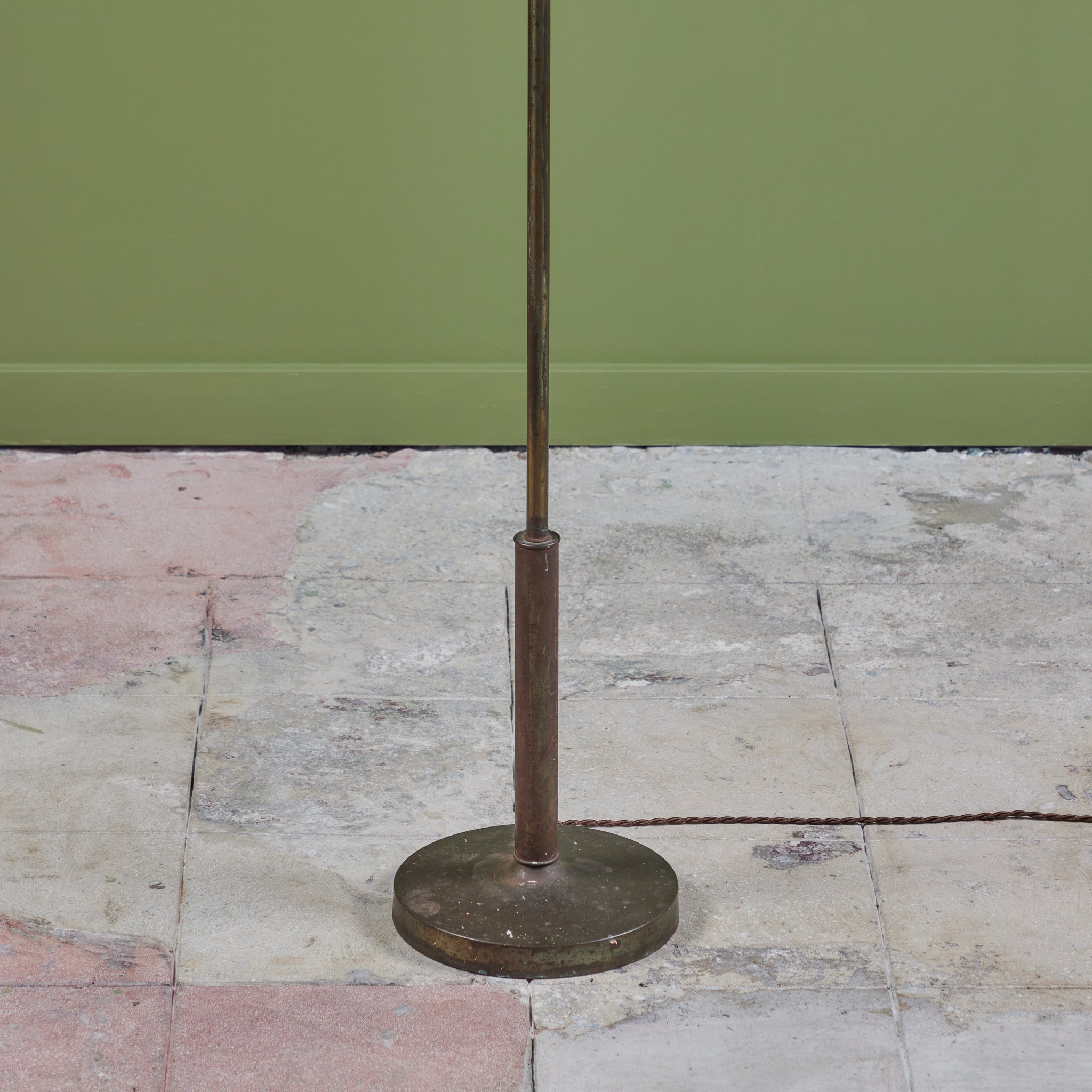 Brass Torchiere Floor Lamp