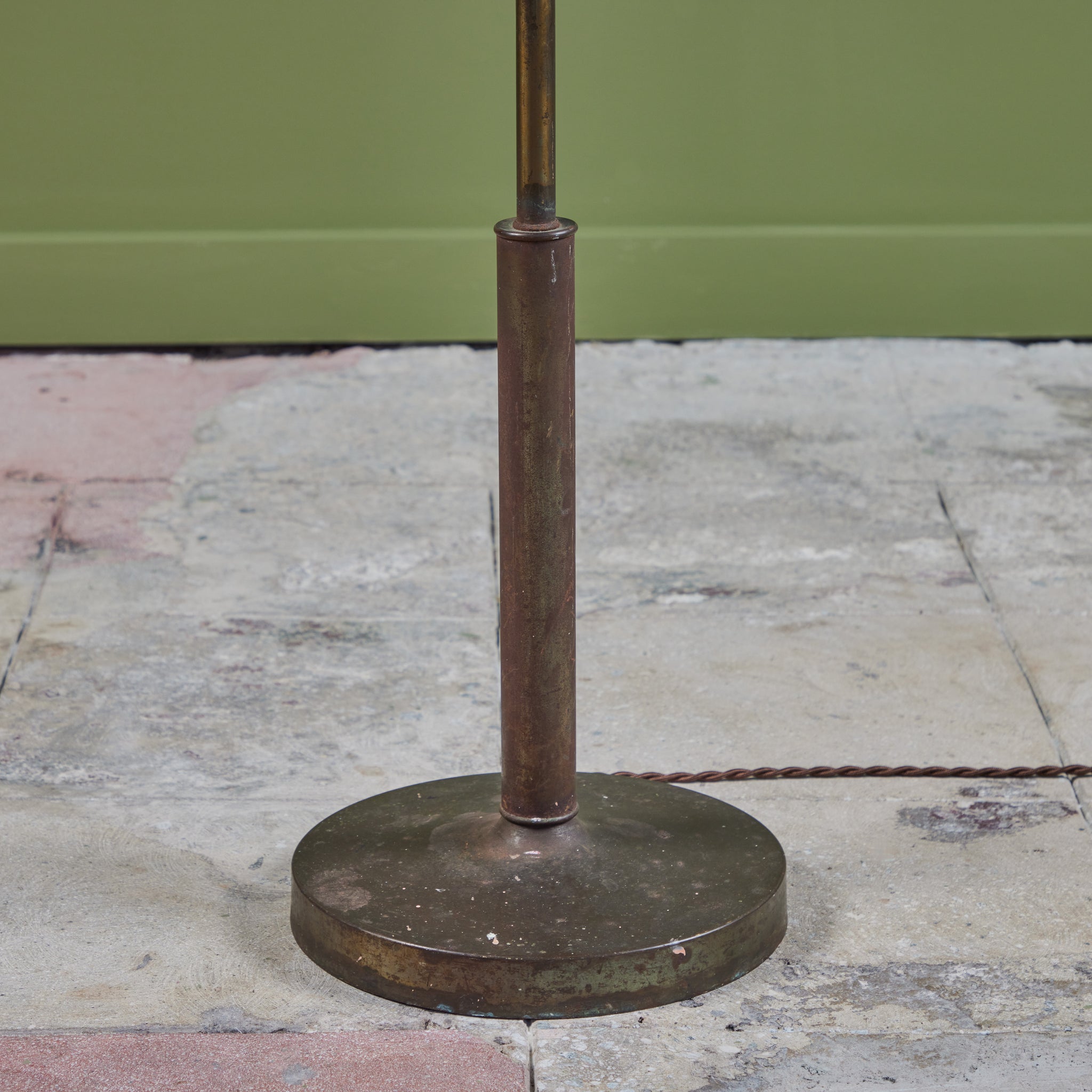 Brass Torchiere Floor Lamp