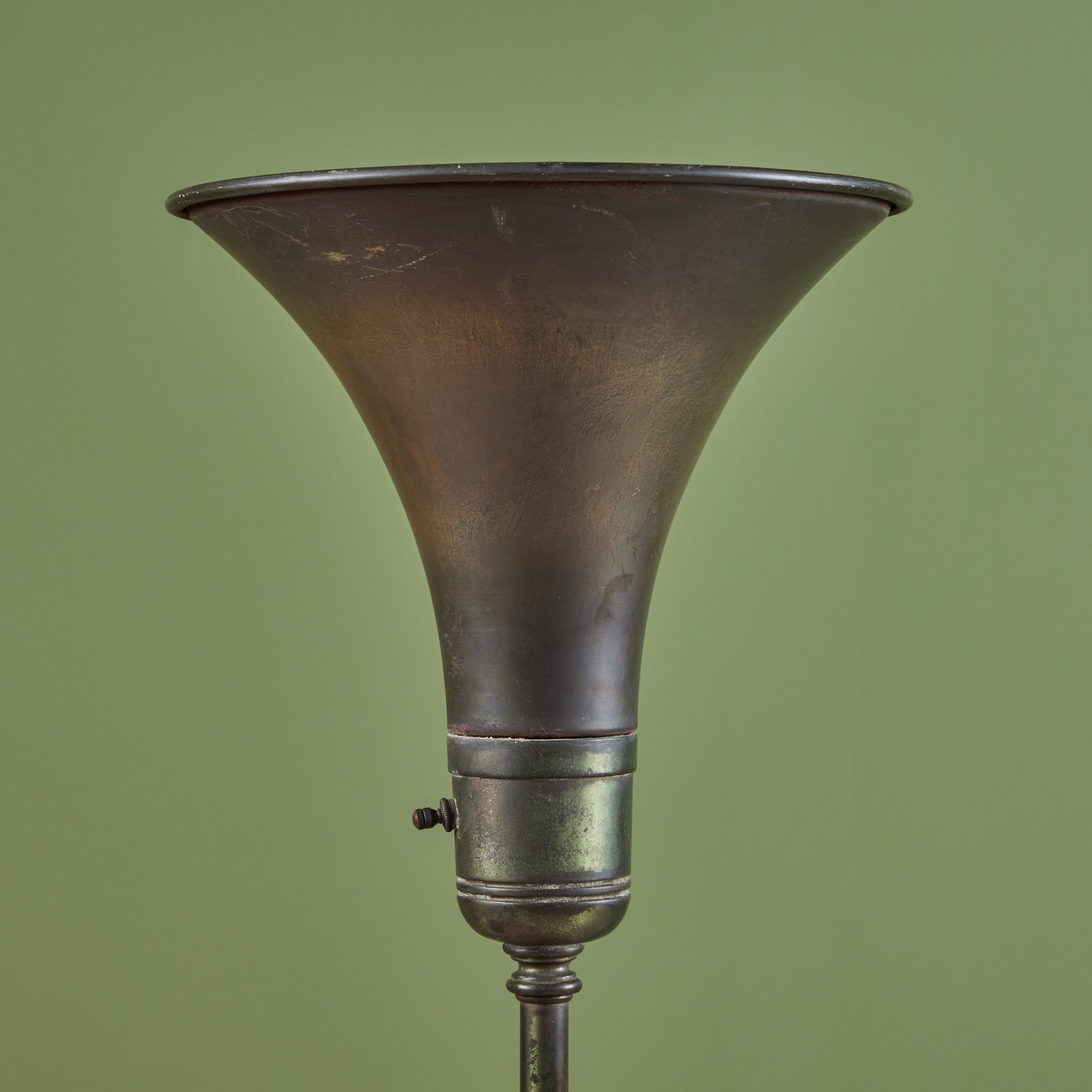 Brass Torchiere Floor Lamp