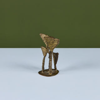 ON HOLD ** Klaus Ihlenfeld Abstract Brass Sculpture