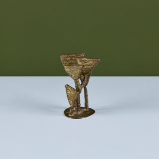 ON HOLD ** Klaus Ihlenfeld Abstract Brass Sculpture