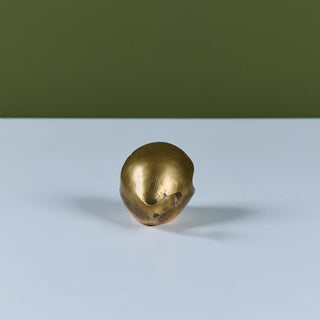 Brass Open Mouth Whale Ashtray